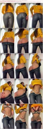 Seteykina - 04 12 2018 17308885 - Striptease In Dressing Room Put Down My Leather Leggings 720p - Preview