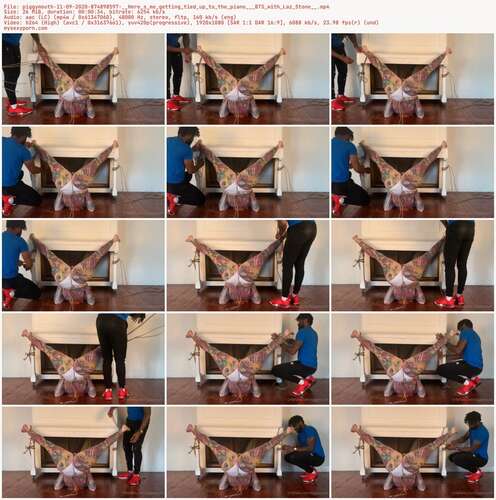 Piggymouth - 11 09 2020 874898597 - Here S Me Getting Tied Up To The Piano Bts With Laz Stone 1080p - Preview