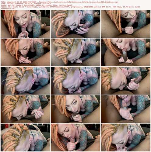 Piggymouth - 11 09 2020 876292309 - Teasing Tyler Just Warming Tylertbbcxxx Up Before He Slips His Bbc Inside Me 1080p - Preview