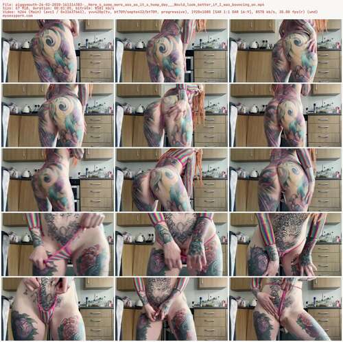 Piggymouth - 26 02 2020 161314383 - Here S Some More Ass As It S Hump Day Would Look Better If I Was Bouncing On 1080p - Preview