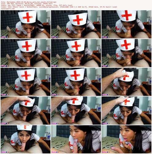 MarleeKai 2023 - 10 05 Nurse Gets Her Mouth Filled 1080p - Preview