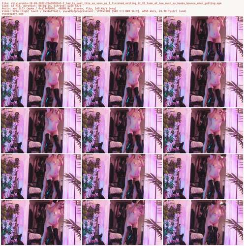 Oliviarobin - 18 08 2022 2565850363 - I Had To Post This As Soon As I Finished Editing It X3 Look At How Much My Boobs Bounce When Getting 1080p - Preview