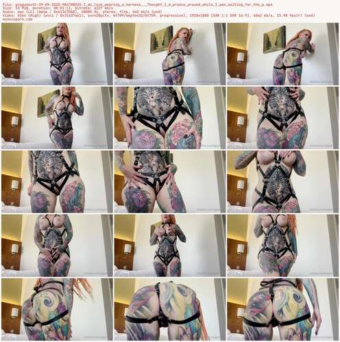Piggymouth - 29 09 2020 984708035 - I Do Love Wearing A Harness Thought I D Prance Around While I Was Waiting For The P 1080p - Preview