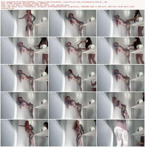 Piggymouth - 27 02 2020 162729768 - Trying To Take Food Photos Lucky For Me I Had Chrisymayuk To Help Me 1080p - Preview