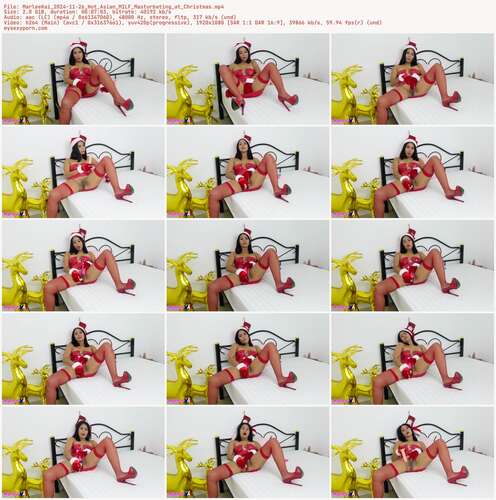 MarleeKai 2024 - 11 26 Hot Asian MILF Masturbating At Christmas 1080p - Preview