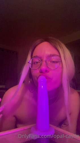 Opalcastlexxx – 05 12 2020 1234537123 – Testing Testing Wish This Was A Real Dick But I M Obsessed With The Purple 1920p - Cover
