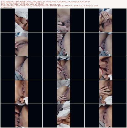 Poopea - 11 11 2019 84861564 - Video Come Closer You See My Pussy Is Sad Today Not A Single Dick Hit It 1080p - Preview