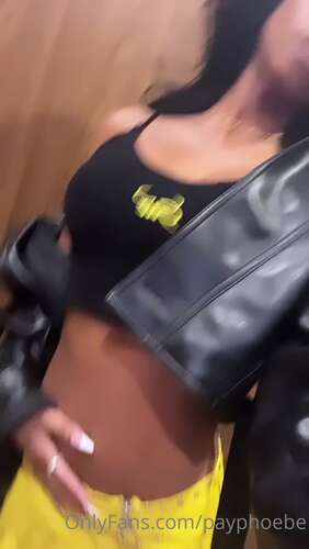 Payphoebe – 06 10 2021 2239413781 – My Fun Night Out I Enjoy My Night Out In My Sub Funded Leather Yellow Mini Sk 1920p - Cover