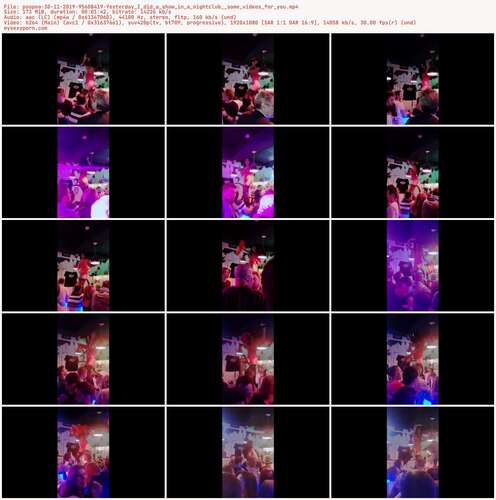 Poopea - 30 11 2019 95608419 - Yesterday I Did A Show In A Nightclub Some Videos For You 1080p - Preview