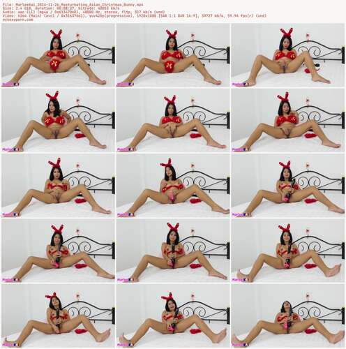 MarleeKai 2024 - 11 26 Masturbating Asian Christmas Bunny 1080p - Preview