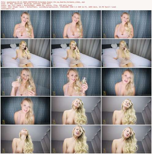 Peachyskye - 22 11 2020 1307787332 - Extended Teaser For My Awards Ceremony Video 1080p - Preview