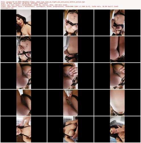 Poopea - 04 12 2019 98421511 - Video What Look Like My Tight Ass And Pussy Before Action 1080p - Preview
