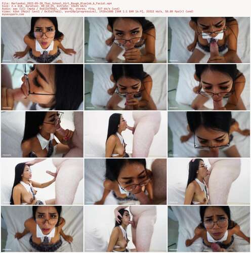 MarleeKai 2022 - 05 28 Thai School Girl Rough Blowjob & Facial 1080p - Preview