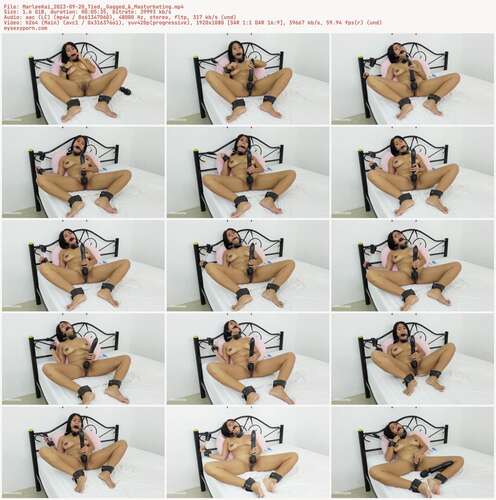 MarleeKai 2023 - 09 20 Tied, Gagged & Masturbating 1080p - Preview