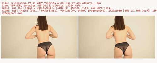 Princesscin - 22 11 2019 91183164 - A Joi For My Ass Addicts 1080p - Preview
