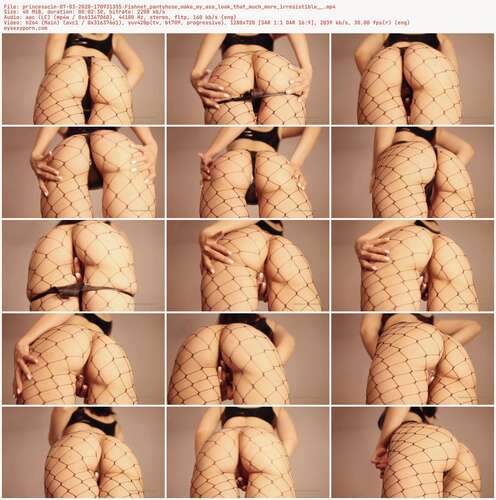 Princesscin - 07 03 2020 170931355 - Fishnet Pantyhose Make My Ass Look That Much More Irresistible 720p - Preview