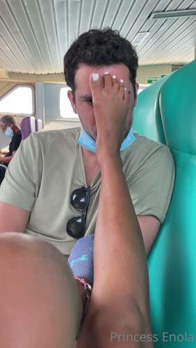 Princess Enola – 25 08 2021 2202935012 – Foot Bitch On The Ferry Lucky Him Because There S Only Few Ppl 1920p - Cover