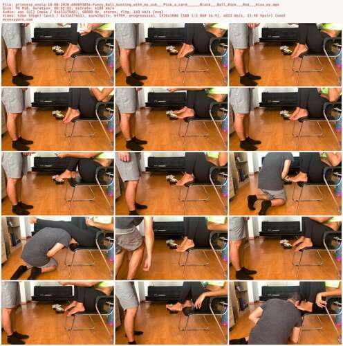 Princess Enola - 10 08 2020 680893856 - Funny Ball Busting With My Sub Pick A Card Black Ball Kick Red Kiss My 1080p - Preview