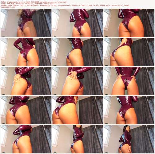 Praisepandora - 15 10 2019 71940907 - Worship My Ass In Latex 720p - Preview