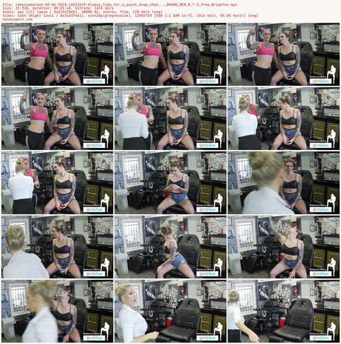 Rebeccamoreuk - 09 06 2018 10233649 - Always Time For A Quick Snap Chat... Brand New B.T.S From Brighton 720p - Preview