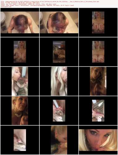 Rebeccamoreuk - 04 12 2017 5351519 - A Compilation Of Me Letting My Mouth Do The Talking... Day 4 Rebecca More S Christmas Coun 720p - Preview
