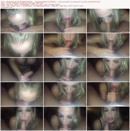 Rebeccamoreuk - 19 05 2018 9663695 - Slurping Gobbling Noshing... You Know What I M Upto Here In This Phonefilth 720p - Preview