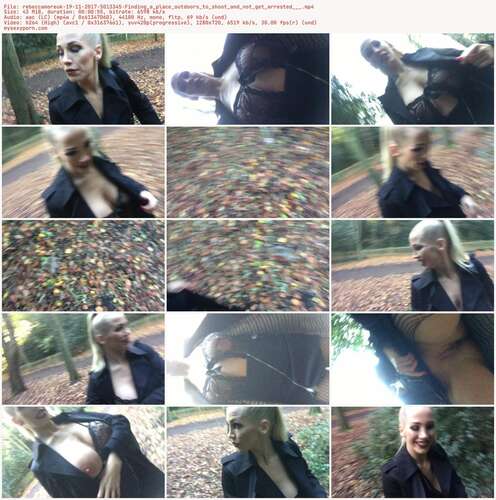 Rebeccamoreuk - 19 11 2017 5013345 - Finding A Place Outdoors To Shoot And Not Get Arrested 720p - Preview