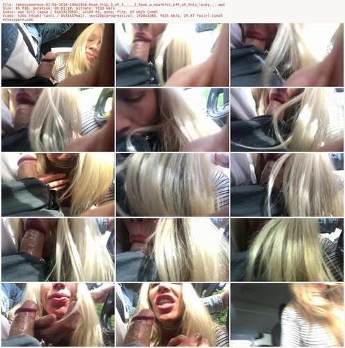 Rebeccamoreuk - 03 06 2018 10062868 - Road Trip 3 Of 3 I Took A Mouthful Off Of This Lucky... 1080p - Preview