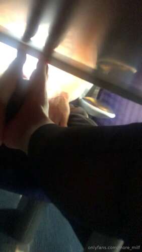 Rebeccamoreuk – 08 06 2019 36421434 – Foot Wank Under The Table On The Train 1280p - Cover