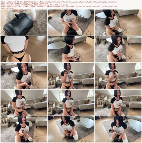 Raileytv - 28 01 2023 2757405523 - Sooo. The Correct Answer Was 7 45 Minutes Some Of You Got It Right I Ll Get In Touch 1080p - Preview