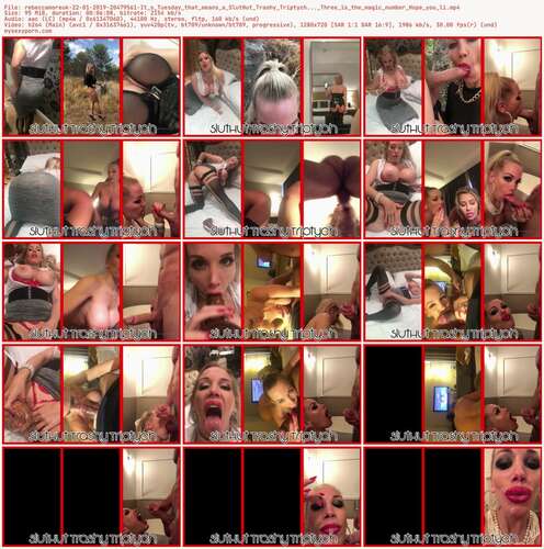 Rebeccamoreuk - 22 01 2019 20479561 - It S Tuesday That Means A Sluthut Trashy Triptych... Three Is The Magic Number Hope You Li 720p - Preview