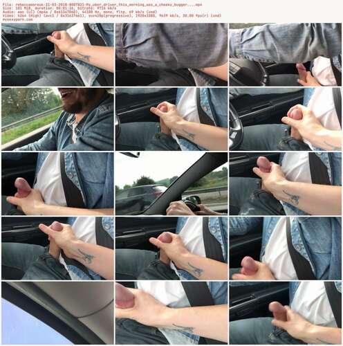 Rebeccamoreuk - 21 03 2018 8007821 - My Uber Driver This Morning Was A Cheeky Bugger... 1080p - Preview