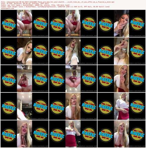 Rebeccamoreuk - 08 06 2019 36361888 - These Are Bad For Your Health... A Bit Like Me If You Offer Me A Flaccid A Dick 720p - Preview