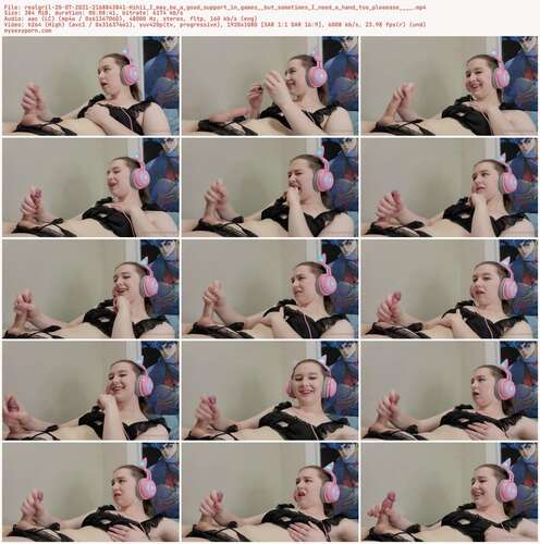 Realgril - 20 07 2021 2168843841 - Hihii I May Be A Good Support In Games But Sometimes I Need A Hand Too Pleeease 1080p - Preview