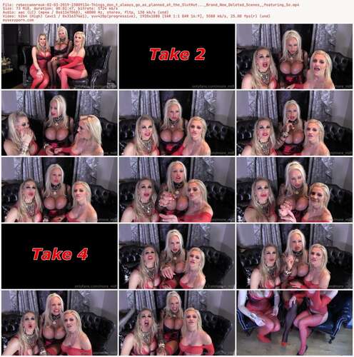 Rebeccamoreuk - 02 03 2019 23809134 - Things Don T Always Go As Planned At The Sluthut... Brand New Deleted Scenes Featuring So 1080p - Preview