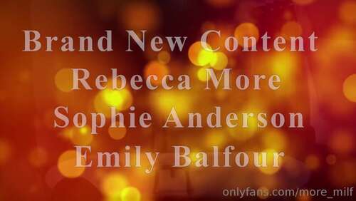 Rebeccamoreuk - 24 05 2019 33807354 - Coming Soon... Emily Balfour And Sophieaslut Xxx 720p - Cover