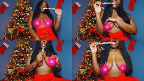 BlackHottie - Candy Cane Sweet Tits 1080p - Cover