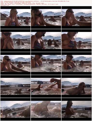 Rebeccamoreuk - 29 03 2017 834197 - More Up A Mountain Continues... If Carlsberg Made A Foot Spa This Would Be It 720p - Preview