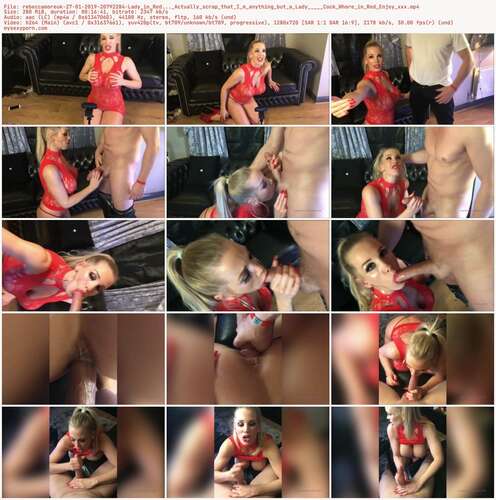 Rebeccamoreuk - 27 01 2019 20792284 - Lady In Red... Actually Scrap That I M Anything But A Lady Cock Whore In Red Enjoy Xxx 720p - Preview