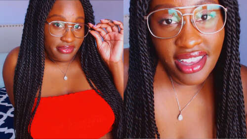 BlackHottie - Eye Glasses Make you Horny 1080p - Cover