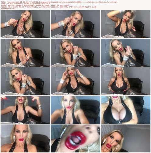 Rebeccamoreuk - 11 01 2019 19665411 - I M Going To Dressed Up Like A Complete Whore.... What Do You Think So Far Xx 720p - Preview