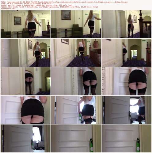 Rebeccamoreuk - 14 02 2018 7036909 - Found This Little Clip Not Posted It Before So I Thought I D Treat You Guys... Enjoy The 1080p - Preview