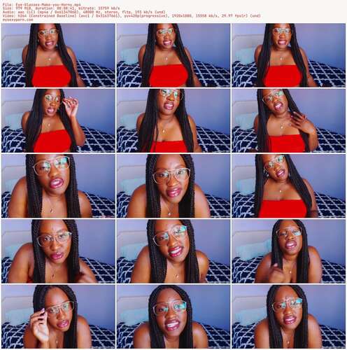 BlackHottie - Eye Glasses Make you Horny 1080p - Preview