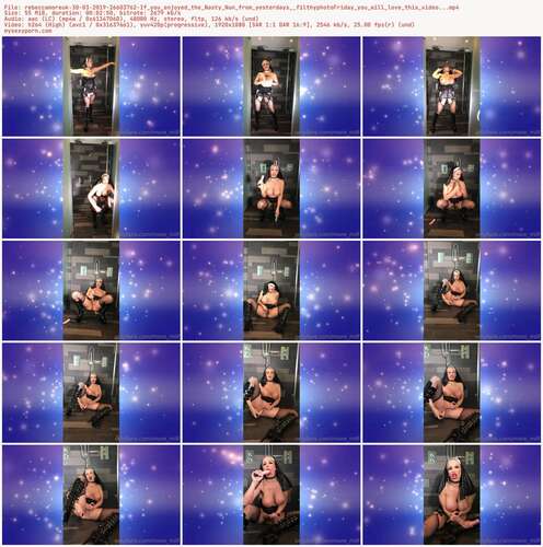 Rebeccamoreuk - 30 03 2019 26603762 - If You Enjoyed The Nasty Nun From Yesterdays Filthyphotofriday You Will Love This Video.. 1080p - Preview