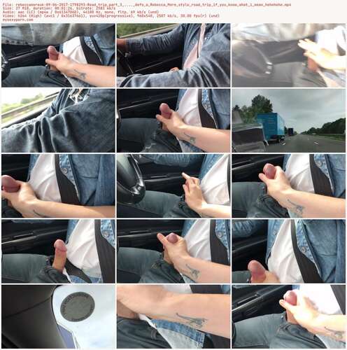 Rebeccamoreuk - 09 06 2017 1798293 - Road Trip Part 3.... Defo A Rebecca More Style Road Trip If You Know What I Mean Hehehehe 540p - Preview