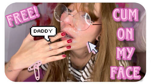 cutielanalova – FREE CUM ON MY AHEGAO FACE DADDY 1080p - Cover