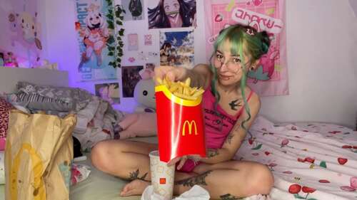 cutielanalova - DADDYS GIRL MCD MUKBANG 1080p - Cover