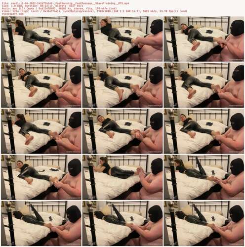 Reell - 16 04 2022 2426776249 - Footworship Footmassage Slavetraining Bts 1080p - Preview