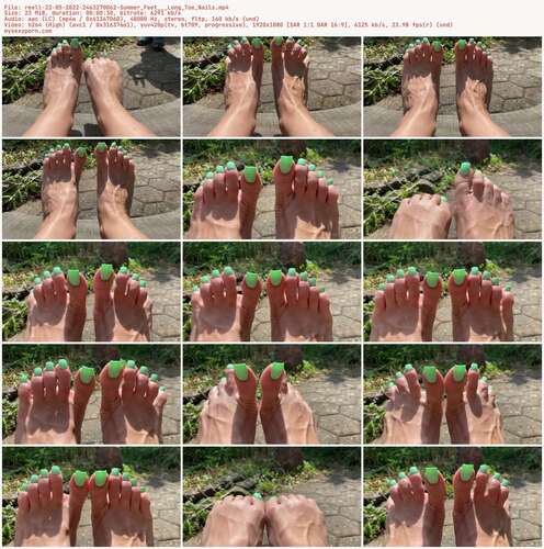 Reell - 22 05 2022 2463270062 - Summer Feet Long Toe Nails 1080p - Preview