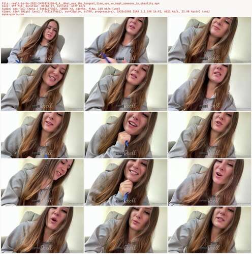 Reell - 16 06 2022 2490339308 - Q A What Was The Longest Time You Ve Kept Someone In Chastity 1080p - Preview